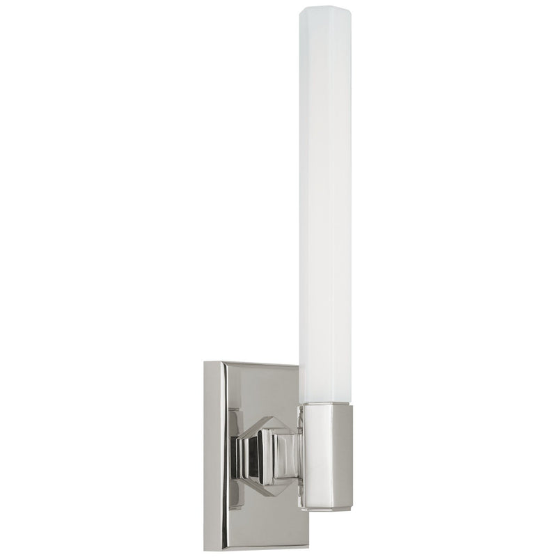 Hawthorne 13" Single Bath Sconce in Polished Nickel
