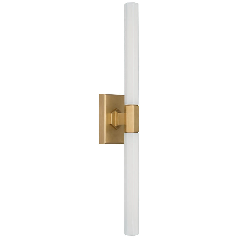 Hawthorne 20" Double Bath Sconce in Antique-Burnished Brass