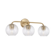 Dolan 3-Light Bath Vanity Light in Matte Brass