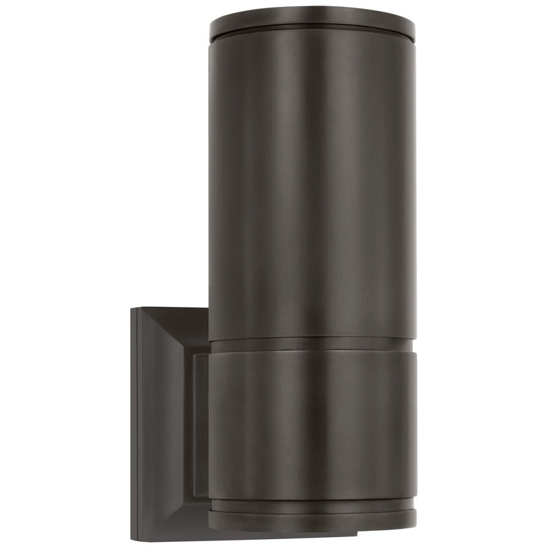 Provo 10" Canister Outdoor Wall Sconce in Bronze