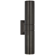 Provo 20" Canister Outdoor Wall Sconce in Bronze