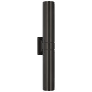 Provo 28" Canister Outdoor Wall Sconce in Matte Black