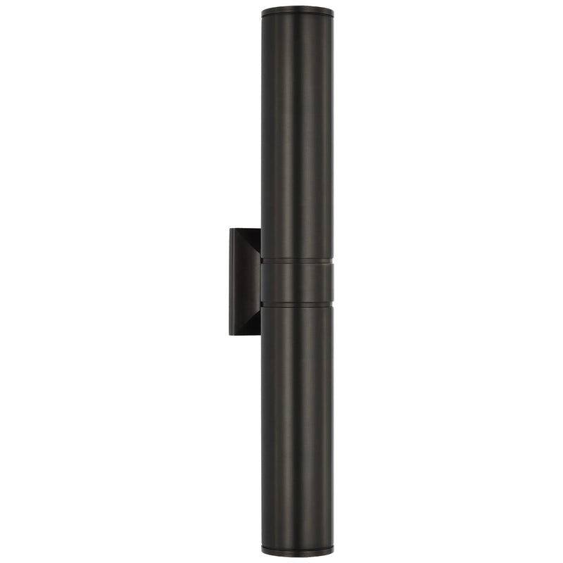 Provo 28" Canister Outdoor Wall Sconce in Bronze