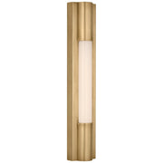 Ellington 16" Slimline Outdoor Wall Sconce in Hand-Rubbed Antique Brass