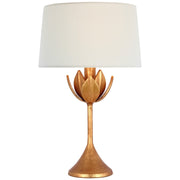 Alberto 17" Cordless Table Lamp in Antique Gold Leaf