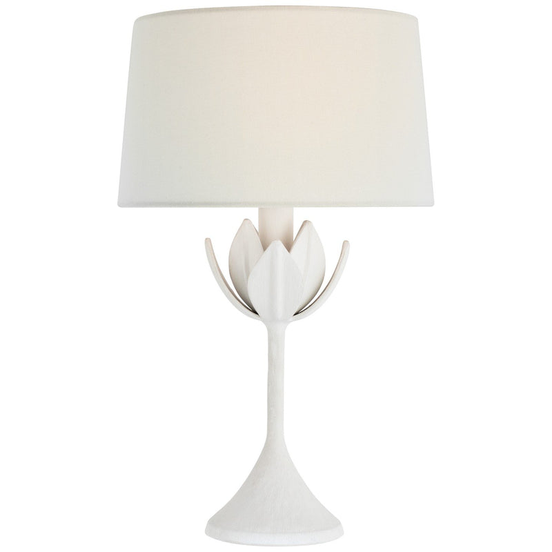 Alberto 17" Cordless Table Lamp in Plaster White