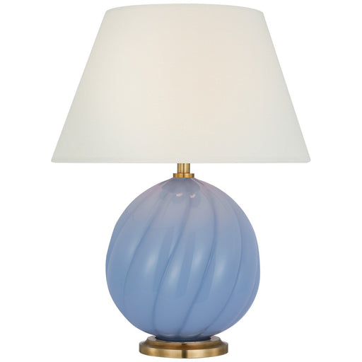 Talia 13" Cordless Accent Table Lamp in Blue