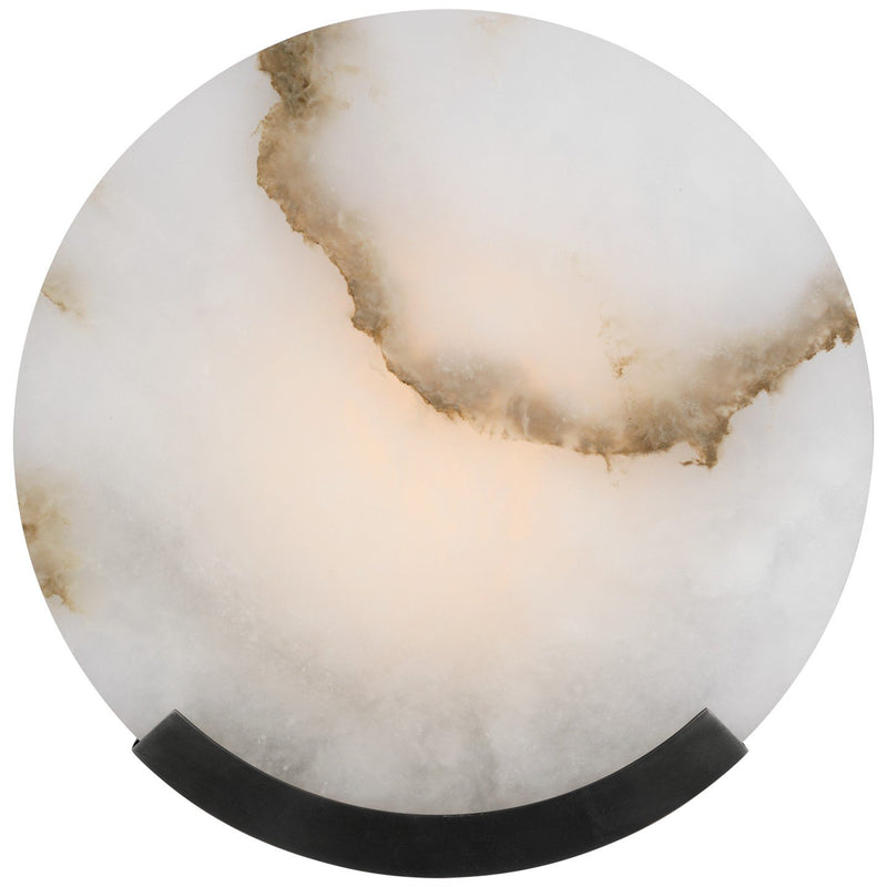 Melange 10" Round Wall Sconce in Bronze