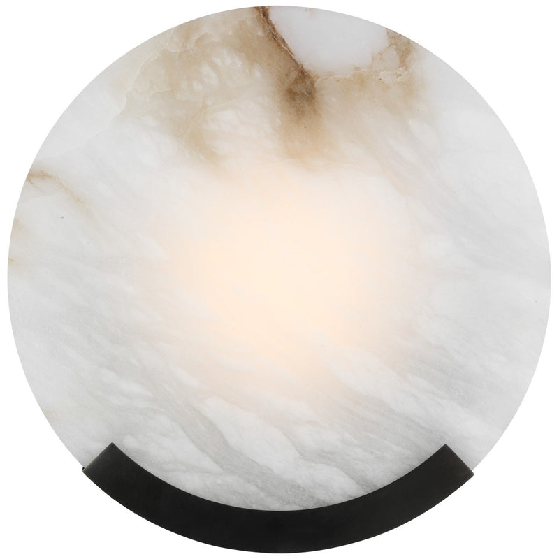 Melange 13" Round Wall Sconce in Bronze