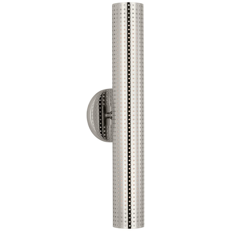 Precision 18" Bullet Wall Sconce in Polished Nickel
