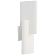 Lotura 16" Intersecting Wall Sconce in Museum White