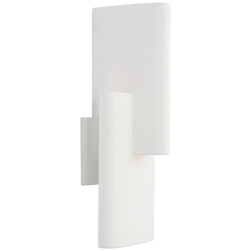 Lotura 16" Intersecting Wall Sconce in Museum White