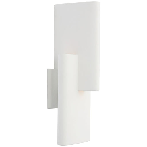 Lotura 16" Intersecting Wall Sconce in Museum White