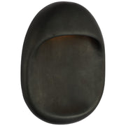 Esculpa 14" Rounded Outdoor Wall Sconce in Museum Bronze