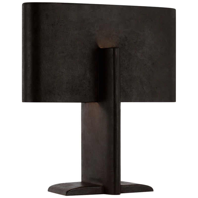 Lotura 17" Intersecting Table Lamp in Museum Black