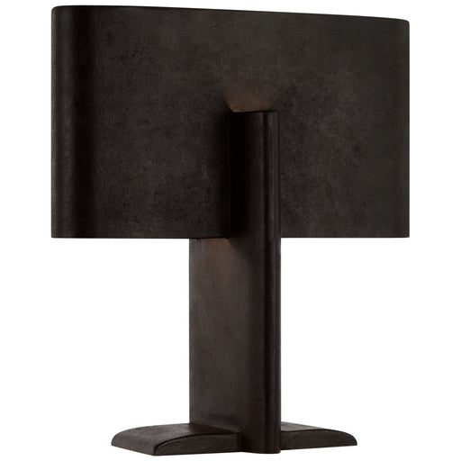 Lotura 17" Intersecting Table Lamp in Museum Black