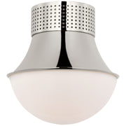 Precision 9" Flush Mount in Polished Nickel