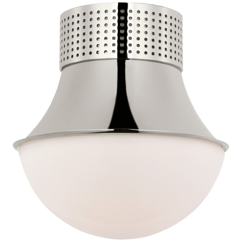 Precision 9" Flush Mount in Polished Nickel
