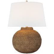 Avedon Small Table Lamp in Natural Rattan