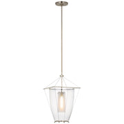 Ovalle 13" Lantern Pendant in Antique Nickel
