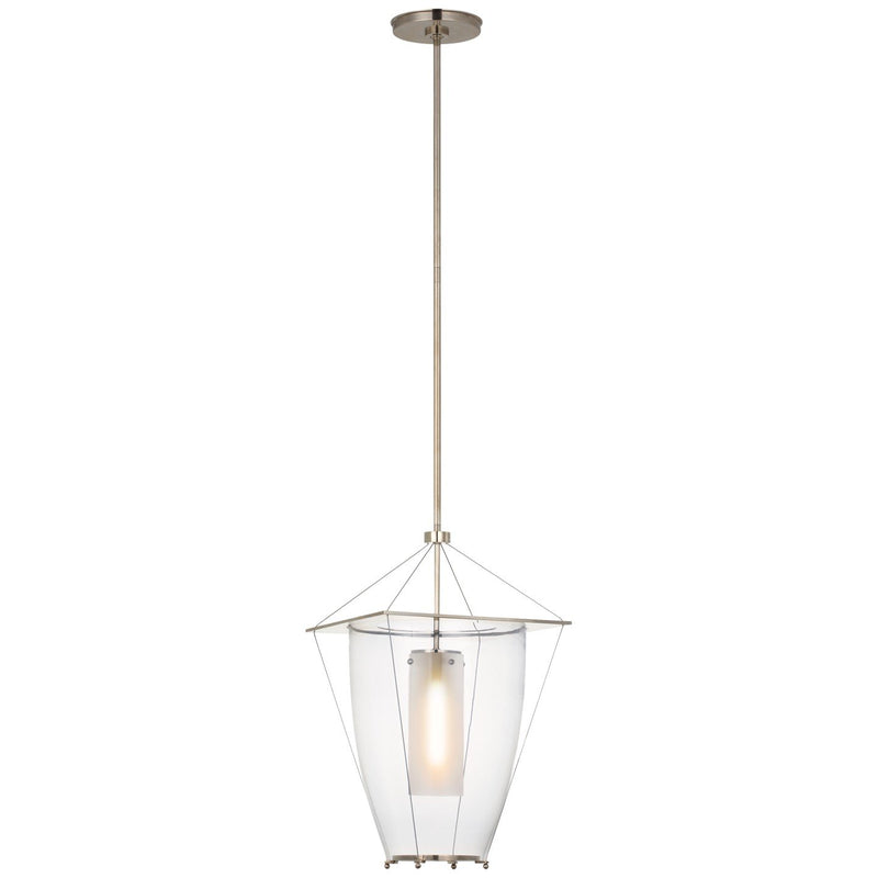 Ovalle 13" Lantern Pendant in Antique Nickel