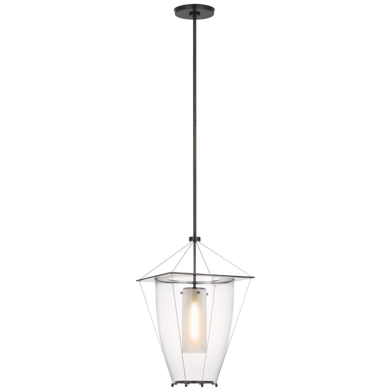 Ovalle 13" Lantern Pendant in Bronze