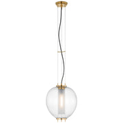 Taro 13" Lantern Pendant in Antique Burnished Brass