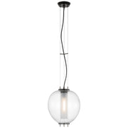 Taro 13" Lantern Pendant in Bronze