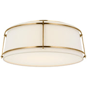 Callaway 18" Flush Mount in Hand-Rubbed Antique Brass
