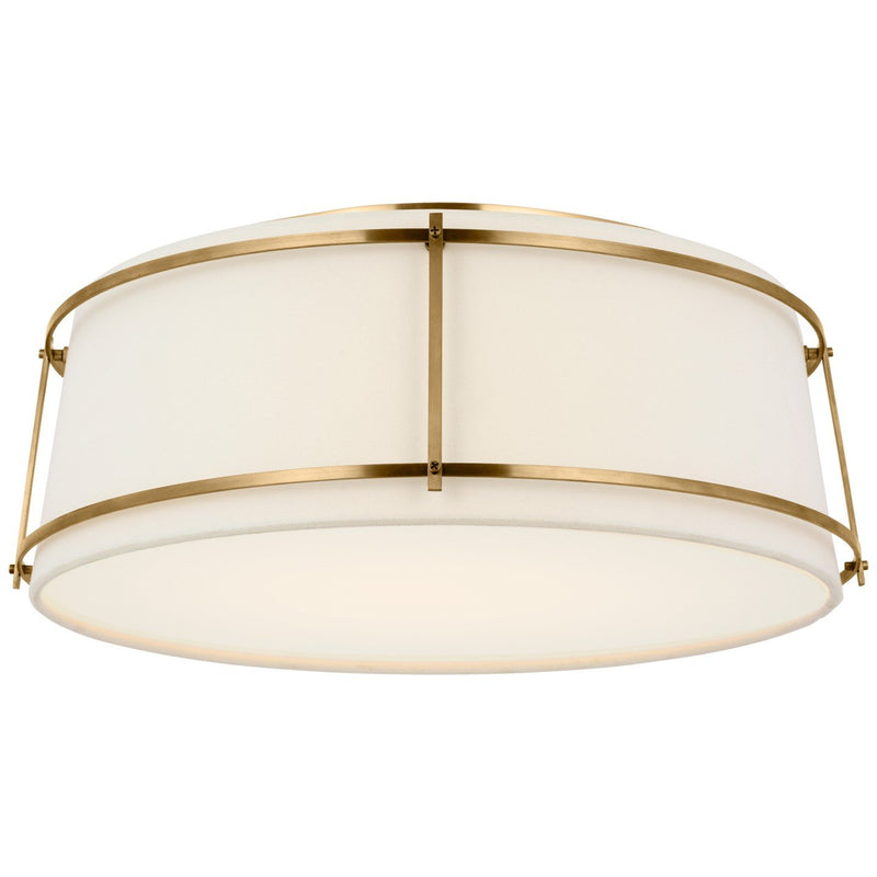 Callaway 18" Flush Mount in Hand-Rubbed Antique Brass