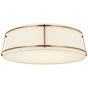 Callaway 22" Flush Mount in Hand-Rubbed Antique Brass