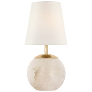 Terri 12" Cordless Accent Table Lamp in Alabaster