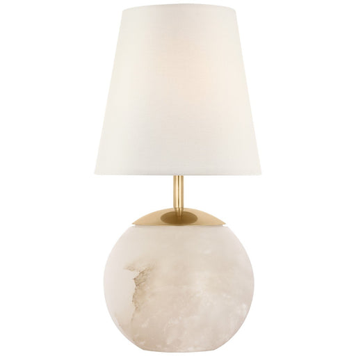 Terri 12" Cordless Accent Table Lamp in Alabaster