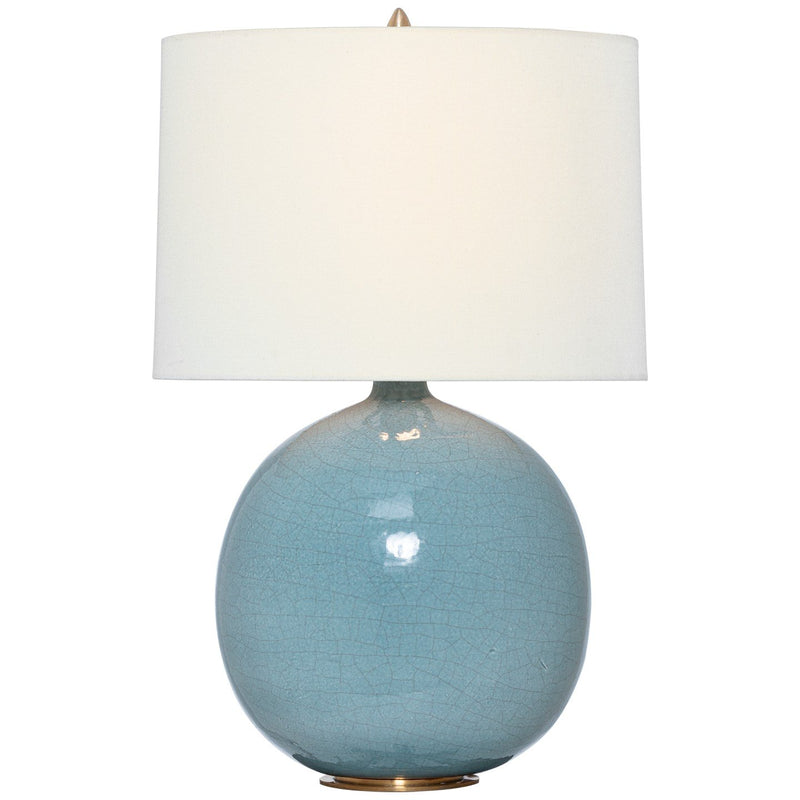 Sao Paulo 21" Table Lamp in Crackled Robin