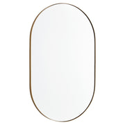 20" x 32" Capsule Mirror in Gold
