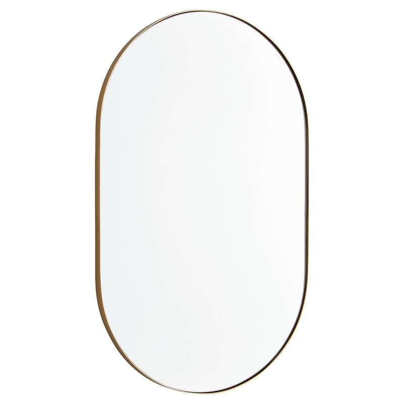 20" x 32" Capsule Mirror in Gold