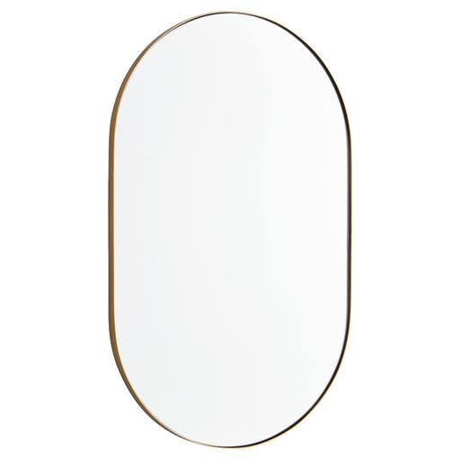 20" x 32" Capsule Mirror in Gold