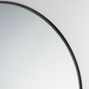 21" x 40" Capsule Mirror in Matte Black