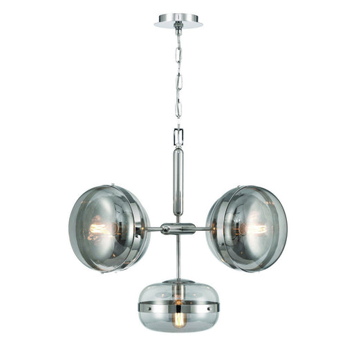 Nottingham 5-Light 28" Chandelier in Polished Nickel