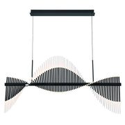 Voltik 144-Light 59" Linear Pendant in Matte Black