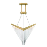 Vivien 16" LED Pendant in Matte Gold