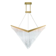 Vivien 24" LED Pendant in Matte Gold