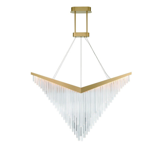 Vivien 24" LED Pendant in Matte Gold
