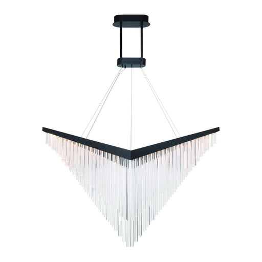 Vivien 24" LED Pendant in Matte Black