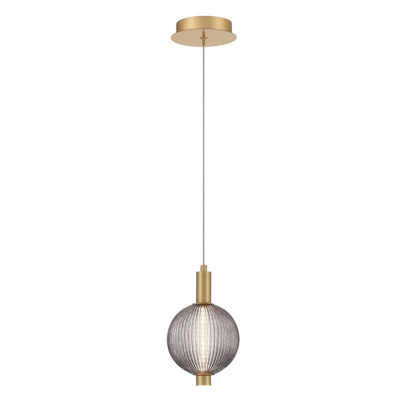 Palmas 6" Pendant in Gold