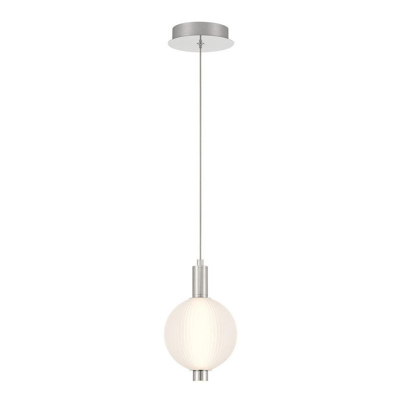 Palmas 6" Pendant in Polished Nickel