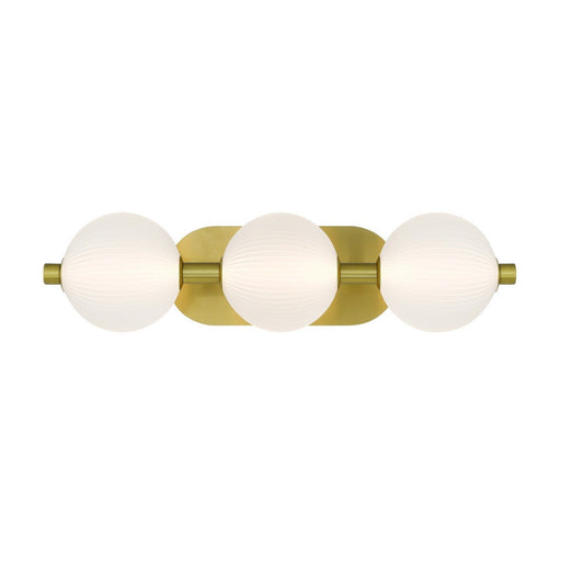 Palmas 3-Light 22.5" Bath Vanity Light in Gold