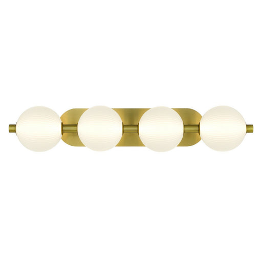 Palmas 4-Light 30" Bath Vanity Light in Gold