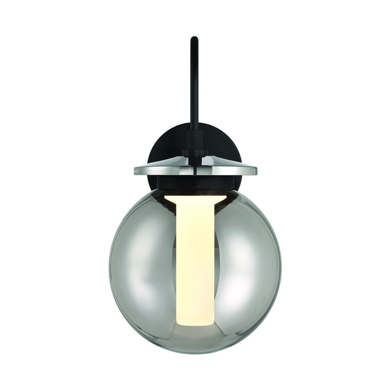 Caswell 18.25" Outdoor Wall Sconce in Powder Coat Black