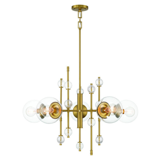 Traiton 5-Light 36" Chandelier in Gold